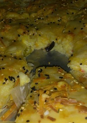 صورة لوصفة جلاش بالجبنه والزتون