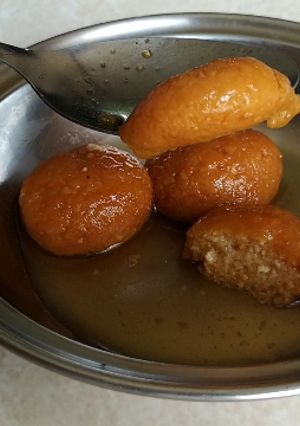 A picture of Pahala Rasagola.