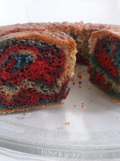 Una foto de Torta arcoiris