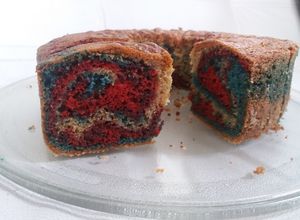 Una foto de Torta arcoiris