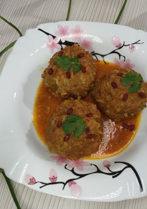 عکسی از دستور کوفته تبریزی