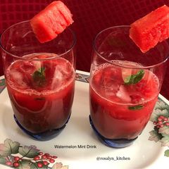 A picture of Watermelon Mint Drink.