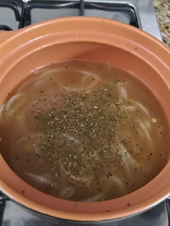 Una foto de Sopa de cebolla