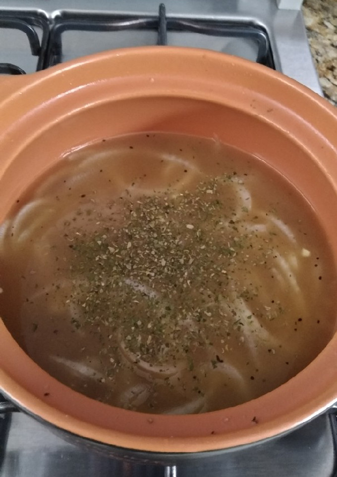 Una foto de Sopa de cebolla