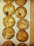 Muffin de arándanos y granola