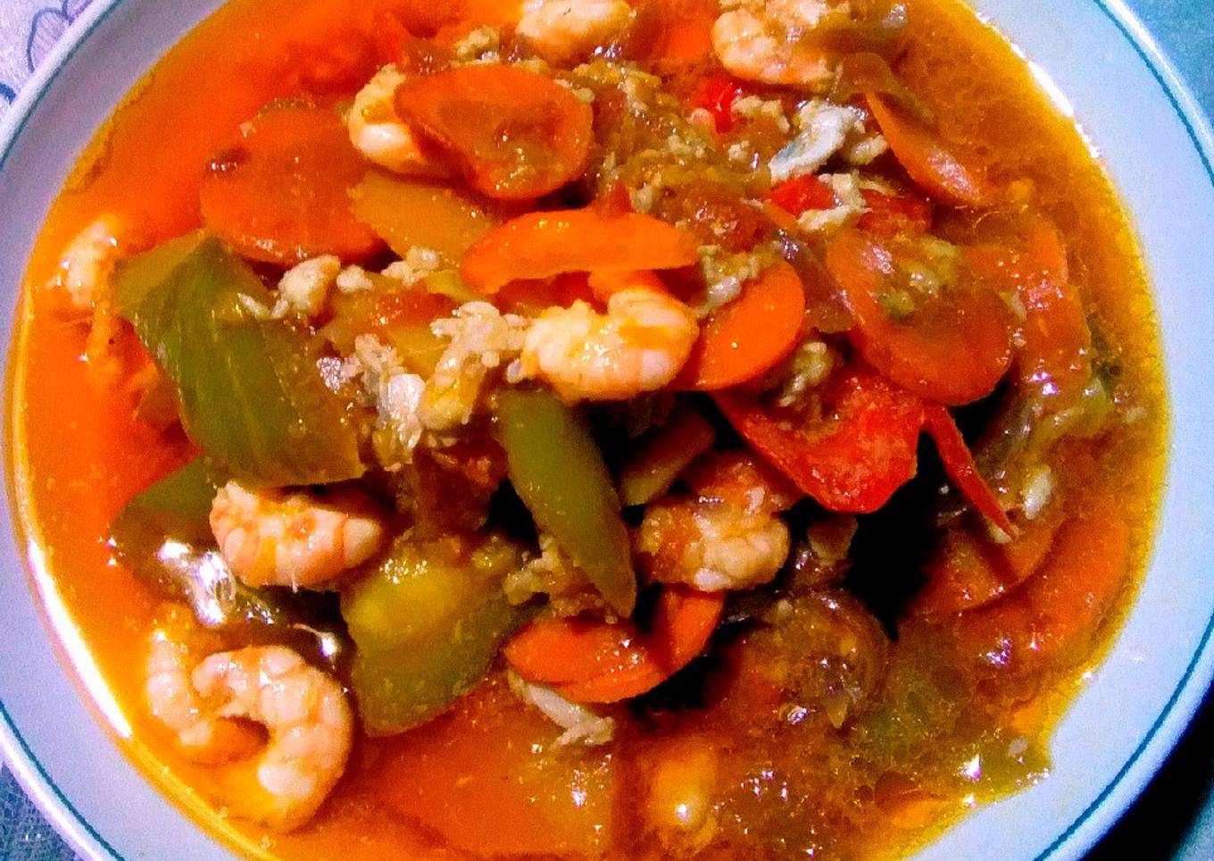 Chop Suei, de camarones