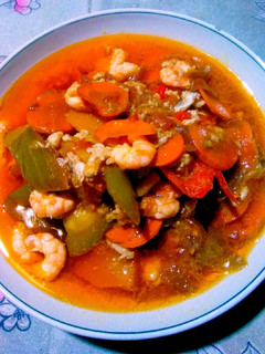 Una foto de Chop Suei, de camarones