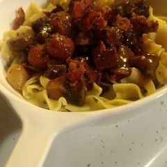 A picture of Scain's Beef Burgundy.