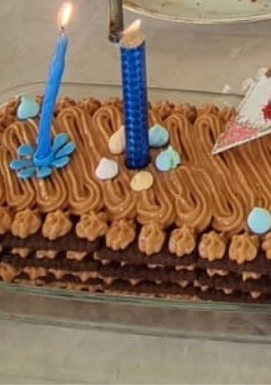 Una foto de Chocotorta