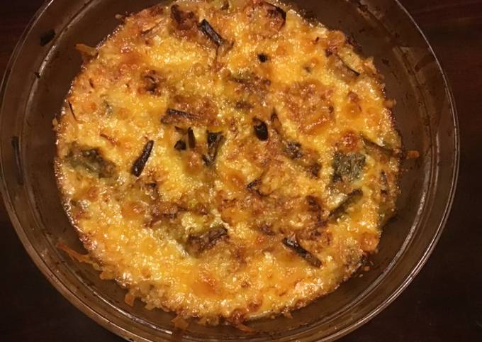 California Farm Leek Cheese and Ham Casserole