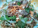 Gỏi gân bò rau muống