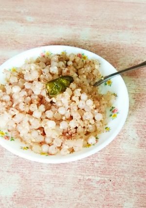 साबुदाणा खिचडी (sabudana khichdi recipe in marathi) रेसिपी चे मुख्य फोटो 