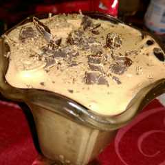 Una foto de Mousse de chocolate