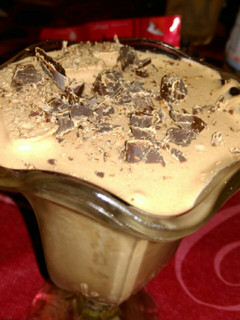 Una foto de Mousse de chocolate
