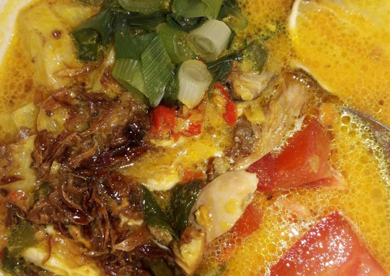 Soto ayam betawi kuah santan