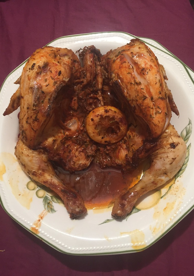 Una foto de Pollo al horno sano