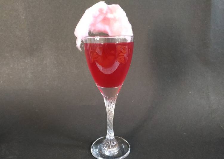 Cotton candy cocktail