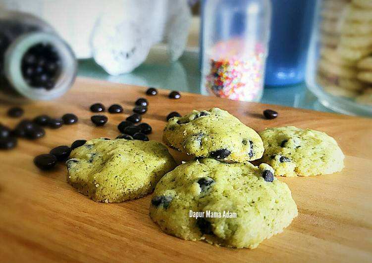 Greentea Chocochips Cookies Renyah Nagih 😆