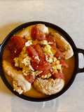 Chicken Tenderloin with Tomato and Scrambled Eggs