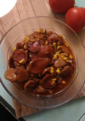 Foto resep Sosis bakso saos teriyaki