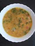 Daal fry with palak