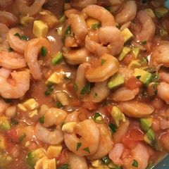 A picture of Shrimp cocktail.