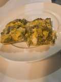 Pastel de brócoli y queso