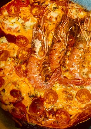 Una foto de Mi Pizza De Gamba