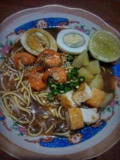 Foto resep Mie rebus medan