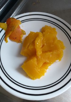 Una foto de Mousse de mango