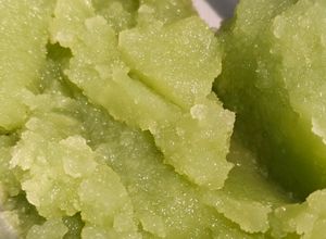 Une photo de Granité concombre menthe