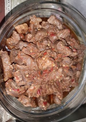 Foto resep Oseng daging mercon