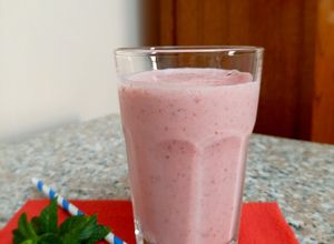 Une photo de Smoothie a la fraise 🍓