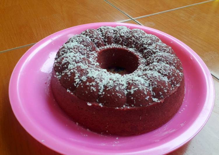 Red Velvet Cake Kukus Simple