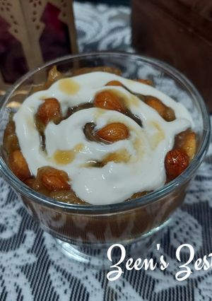 A picture of Hyderabadi Apricot Relish or Khubani ka Meetha.