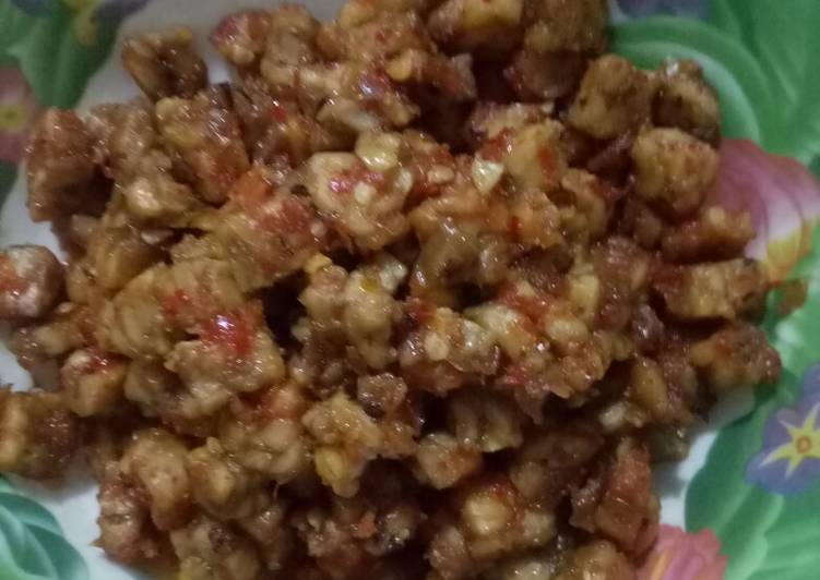 Tempe balado pedas manis