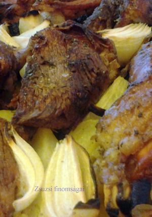 Csülök pékné módra recept fotója