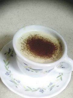 صورة لوصفة مهلبيه بالارز والقرفه 🍵