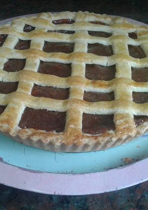 Una foto de Pasta frola de membrillo