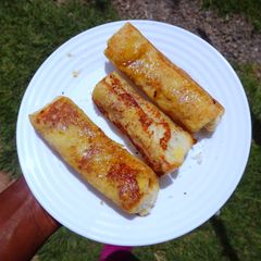 A picture of French Toast Roll ups.