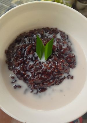 Foto resep Bubur Ketan Hitam Kuah Santan