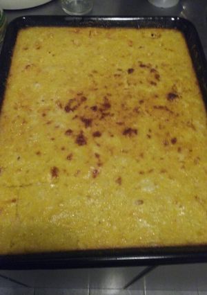 Una foto de Chipa guazú