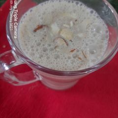 A picture of Khajoor milkshake (fasting).