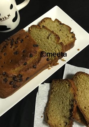 A picture of Eggless Banana Loaf😊.
