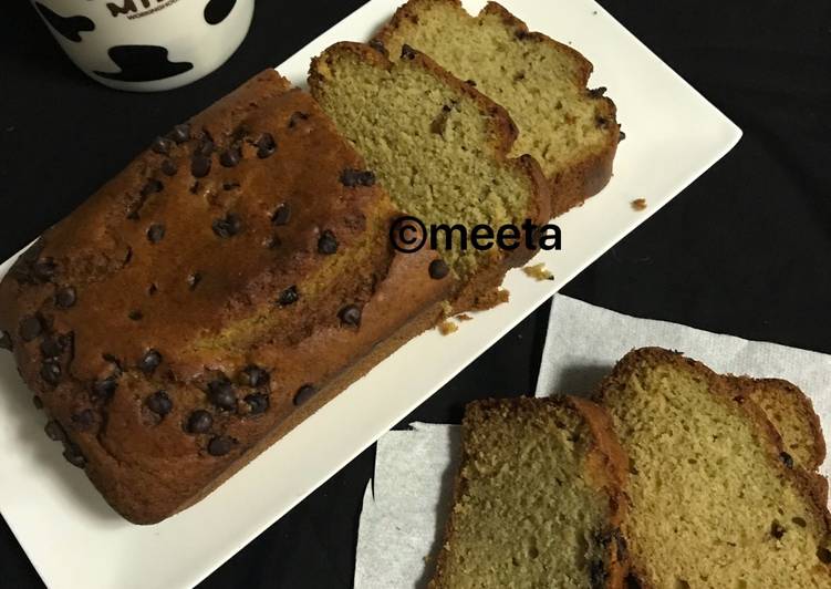 Easiest Way to Prepare Homemade Eggless Banana Loaf😊