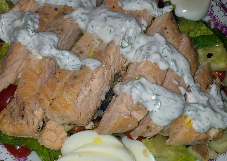 Easiest Way to Prepare Speedy Dill dressing for salmon