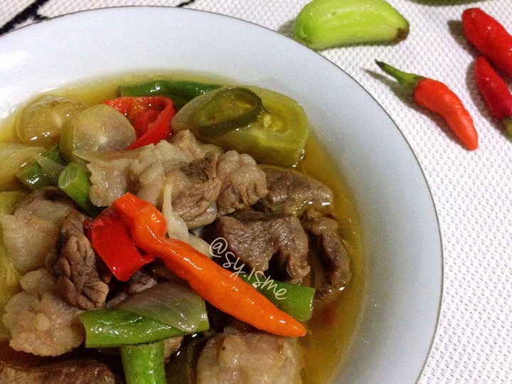 Cara Mudah Membikin Resep Asem asem Daging yang Bisa Manjain Lidah Anti Ribet, Uenak Banget