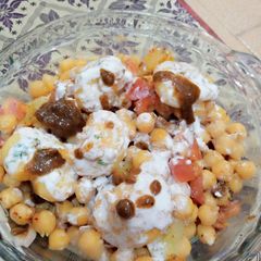 A picture of Yummy chola chat.