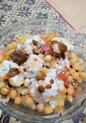 A picture of Yummy chola chat.