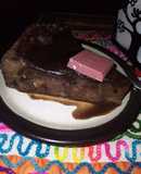 Budín de pan (colegial) chocolatoso